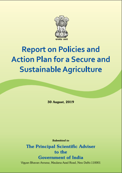 Report on Policies and Action Plan for a Secure and Sustainable Agriculture