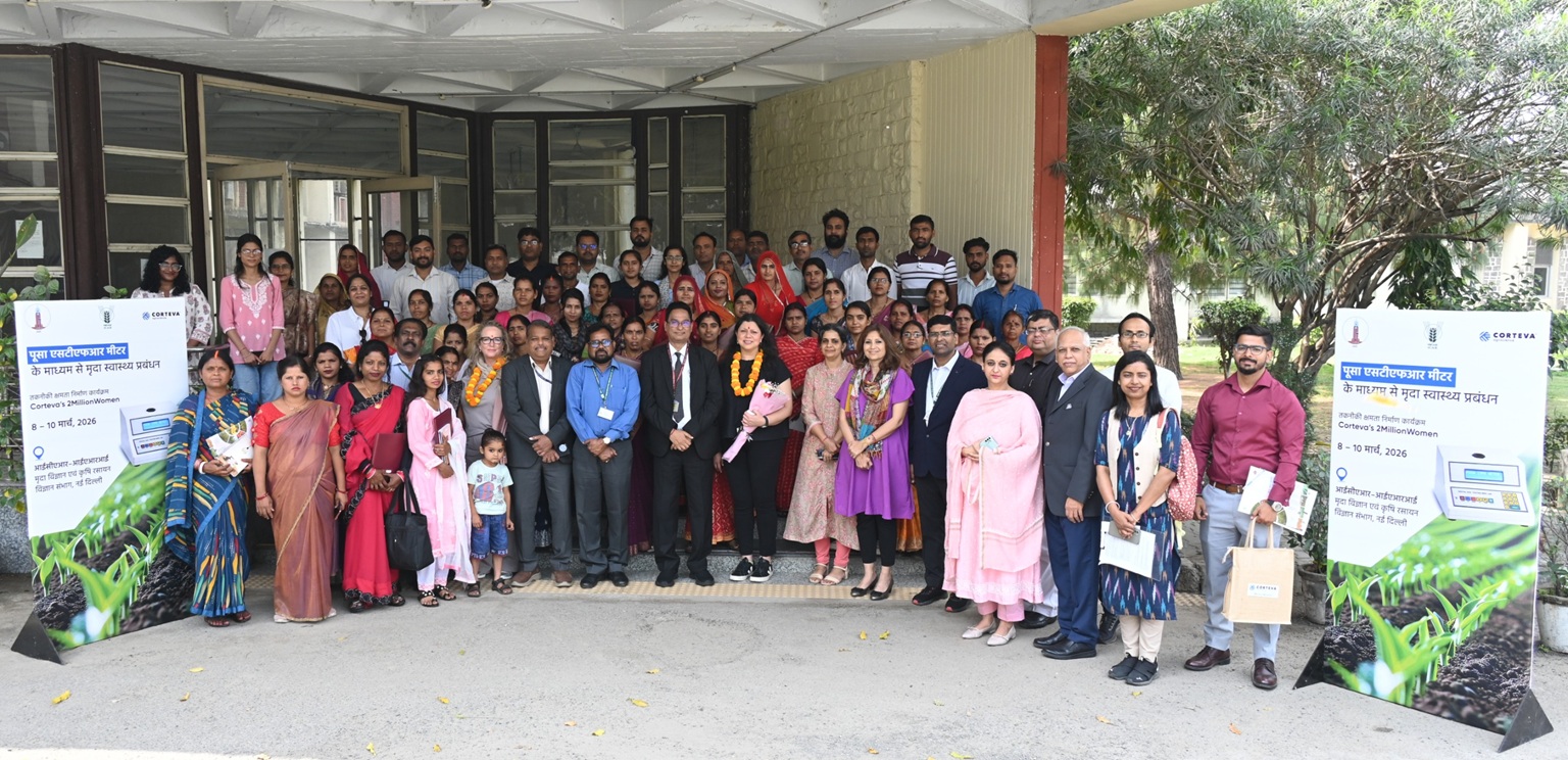 IARI Cortiva Collaborative FPO training  members from 5 states at IARI