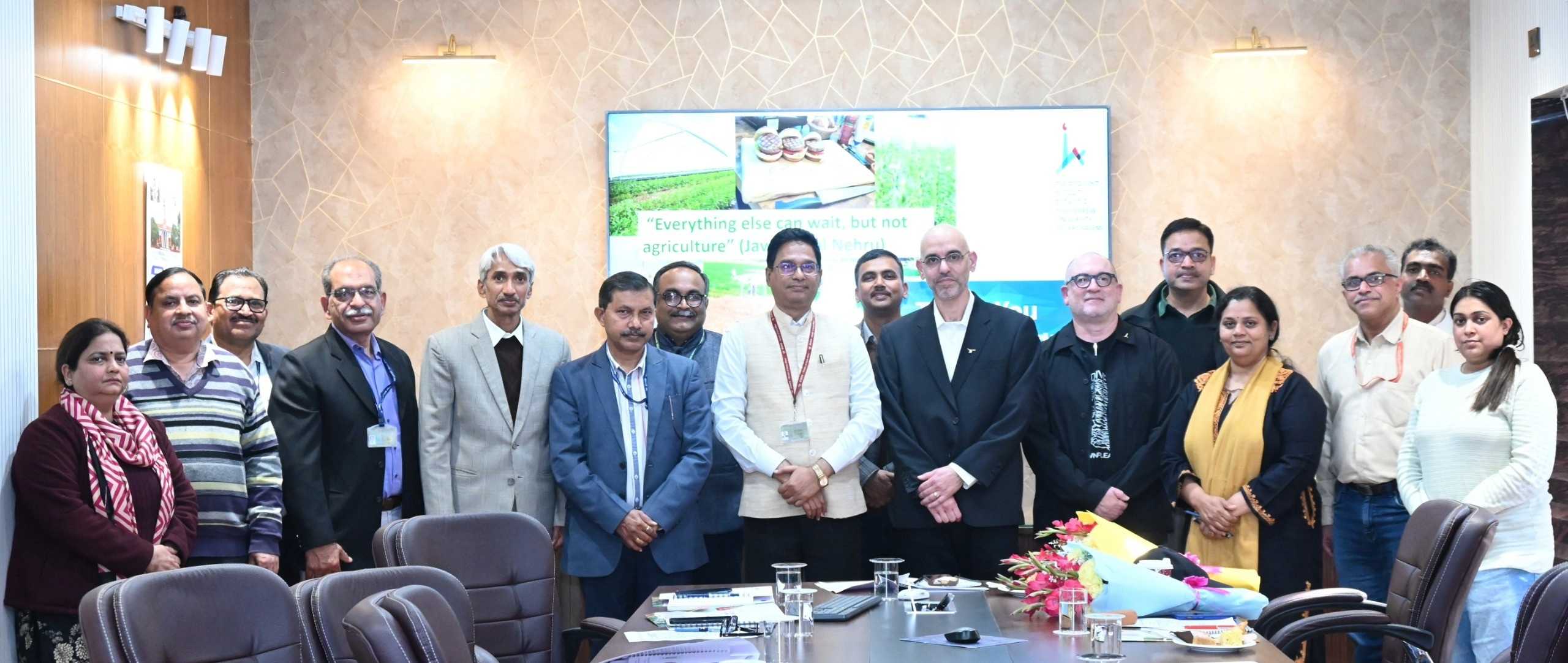 Israel Delegation from Hebrew University of Jerusalem interactions at IARI on 10th Feb 2026