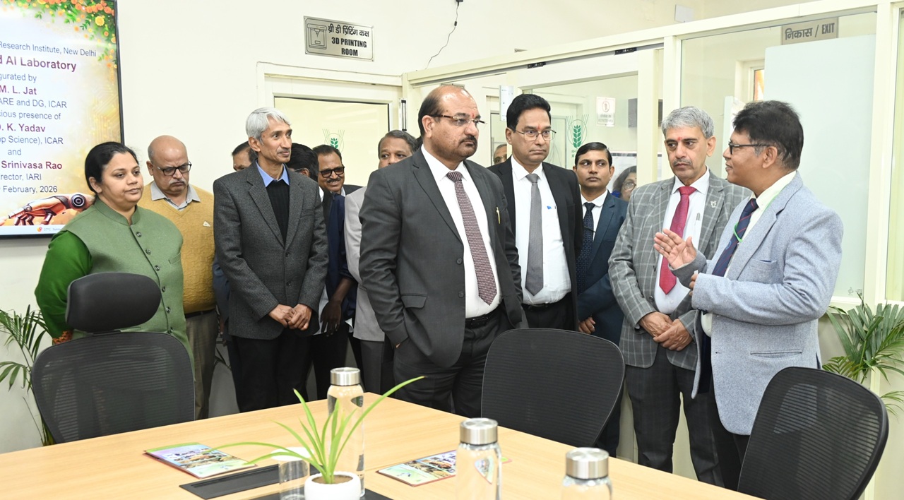 Robotics and AI Laboratory inaugurated at IARI in 6th Feb 2026
